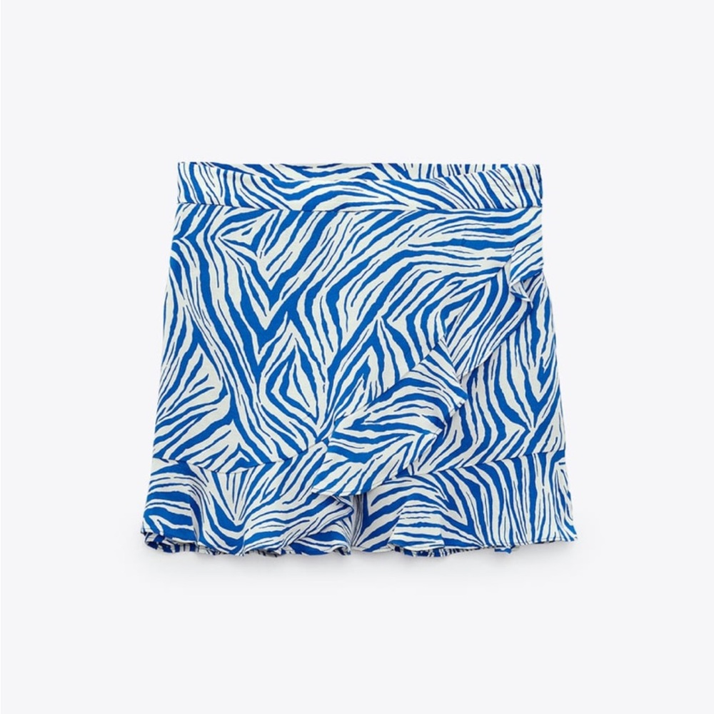 Zara zebra shorts